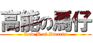 高能の馬仔 (Low B of Dwarfs)