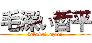 毛深い哲平 (kebukai teppei)