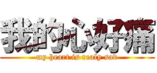 我的心好痛 (my heart is realy sad)