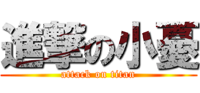 進撃の小憂 (attack on titan)