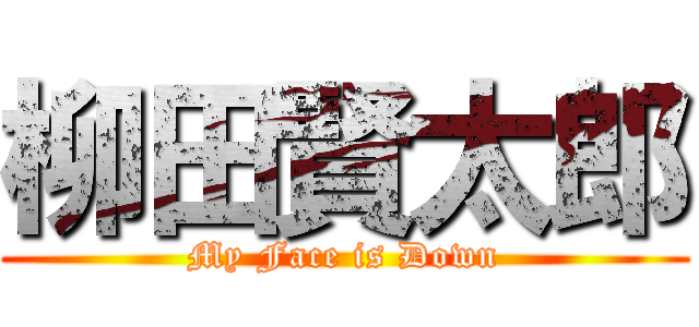 柳田賢太郎 (My Face is Down)