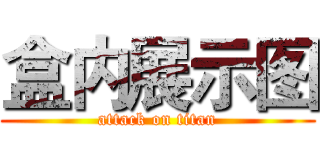 盒内展示图 (attack on titan)