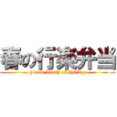 春の行楽弁当 (picnic lunch of spring)