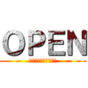 ＯＰＥＮ (ご来店お待ちしてます)