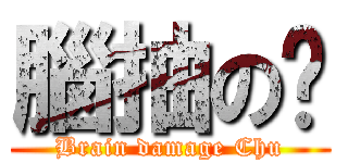 腦抽の褚 (Brain damage Chu)