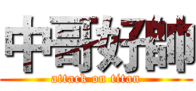 中哥好帥 (attack on titan)