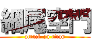 細尾空門 (attack on titan)