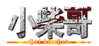 小柴哥 (chai brother)