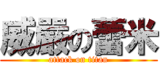 威嚴の蕾米 (attack on titan)