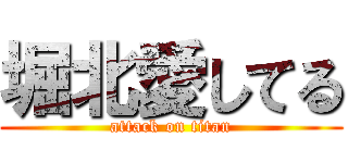 堀北愛してる (attack on titan)