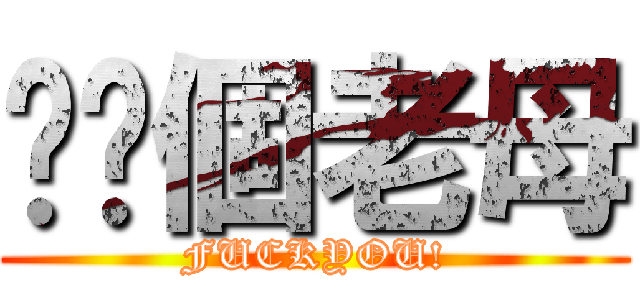 屌你個老母 (FUCKYOU!)