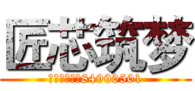 匠芯筑梦 (雁南飞微信：84990501)