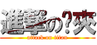 進撃の亻夾 (attack on titan)