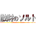 散財のソルト (attack on titan)