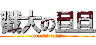 戳大の旦旦 (titan\'s balls)