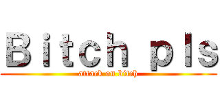 Ｂｉｔｃｈ ｐｌｓ (attack on bitch)