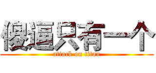 傻逼只有一个 (attack on titan)