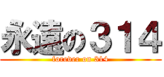 永遠の３１４ (forever on 314)