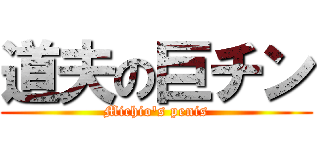 道夫の巨チン (Michio\'s penis)