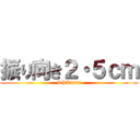 振り向き２・５ｃｍ (DPI3200)