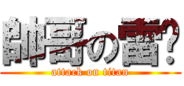 帥哥の雷酱 (attack on titan)