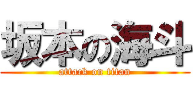 坂本の海斗 (attack on titan)