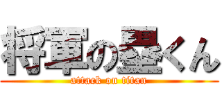 将軍の塁くん (attack on titan)