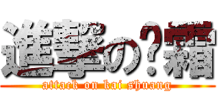 進撃の凯霜 (attack on kai shuang)