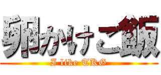 卵かけご飯 (I like TKG)