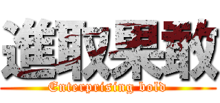 進取果敢 (Enterprising bold)