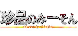 珍品のみーそん (mi-son is chinpin )