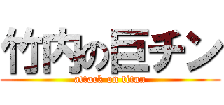 竹内の巨チン (attack on titan)