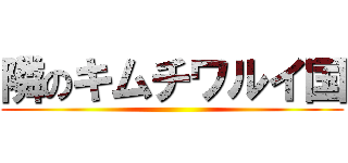 隣のキムチワルイ国 ()