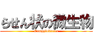 らせん状の微生物 (Campylobacter)