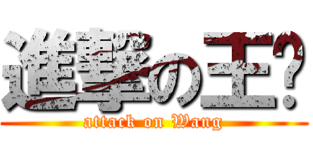 進撃の王懂 (attack on Wang)