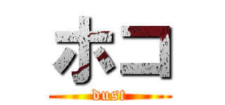 ホコ (dust)