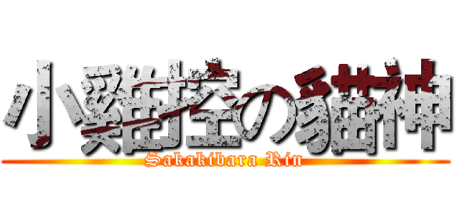 小雞控の貓神 (Sakakibara Rin)