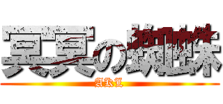 冥冥の蜘蛛 (AKL)