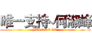唯一支持~何淑峰 (JUST DO IT )