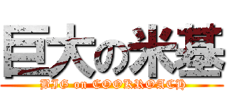 巨大の米基 ( BIG on COOKROACH)