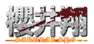 櫻井翔 (SAKURAI SHO)