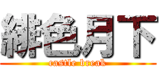 緋色月下 (castle break)