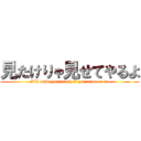 見たけりゃ見せてやるよ (I’ll make you watch if you want to do)