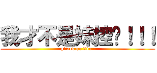 我才不是妹控呢！！！ (attack on titan)