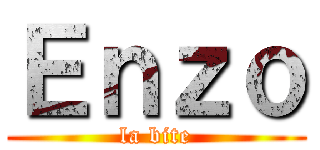 Ｅｎｚｏ (la bite)