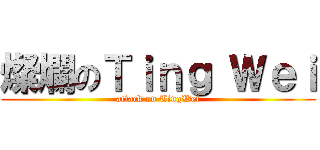 燦爛のＴｉｎｇ Ｗｅｉ (attack on TingWei)