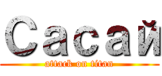Сасай (attack on titan)