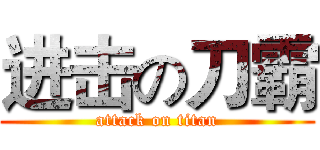 进击の刀霸 (attack on titan)