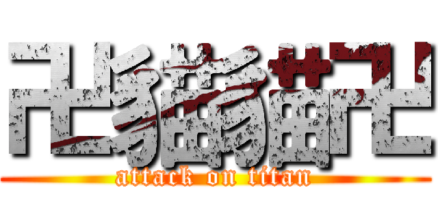 卍貓貓卍 (attack on titan)