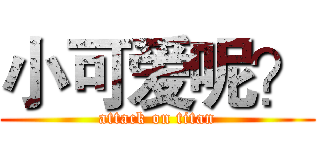 小可爱呢？ (attack on titan)